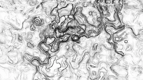 Black and white paint texture offers a balanced composition of light and dar Stock Footage 335794436