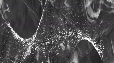 Black and White Particle Effects - 4K Resolution Ultra HD Stock Footage 41456723
