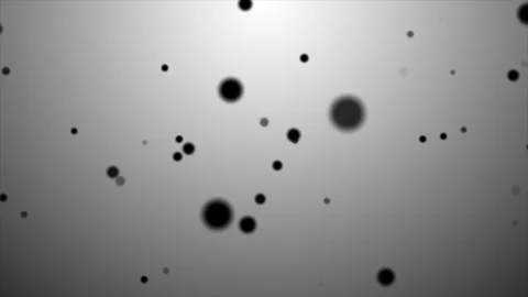 Black and white particles Video stock 284353688