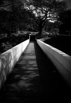Black and White Path Stock Photos
