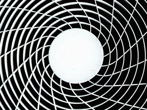Black and white of a pattern and illusion abstract Stock Photos