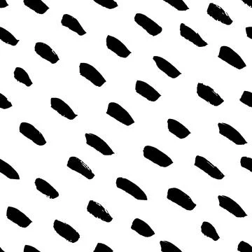 Black and white pattern brushes 스톡 일러스트