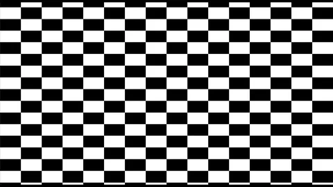 Black and white pattern checkers vertical. Future geometric patterns motion Stock Footage 128925442