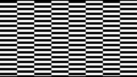Black and white pattern checkers vertical. Future geometric patterns motion Stock Footage 128925888