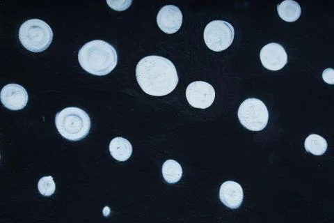 Black and white pattern on a concrete wall Stock Photos
