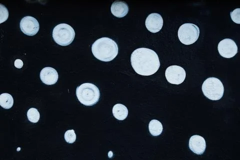 Black and white pattern on a concrete wall Stock Photos
