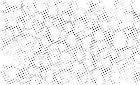 A black and white pattern of dots, a black and white image of a dotted line, Stock Illustration