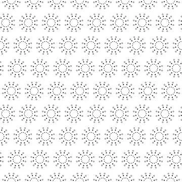 Black and white pattern geometric abstract graphic Illustrazione stock