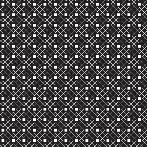Black and white pattern geometric abstract graphic Stock Illustration