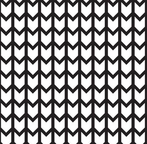 Black and white pattern geometric abstract graphic Stock Illustration