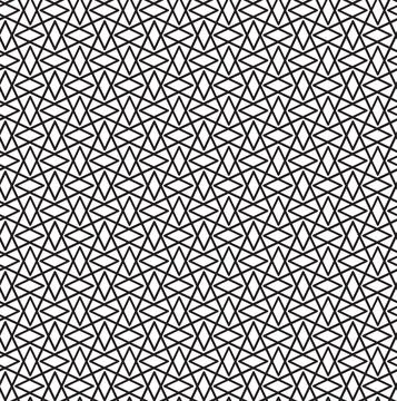 Black and white pattern geometric abstract graphic Illustrazione stock