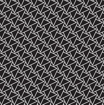 Black and white pattern geometric abstract graphic Stock Illustration