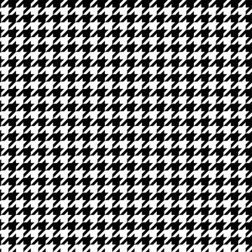 Black and white pattern Houndstooth seamless pattern black and white 스톡 일러스트