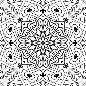 Black and white pattern. Stock Illustration