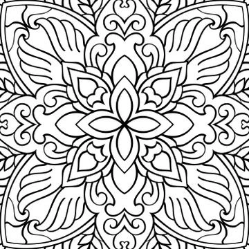 Black and white pattern. Stock Illustration