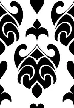 Black and white pattern. Illustrazione stock