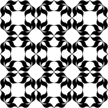 Black and white pattern Stock Illustration