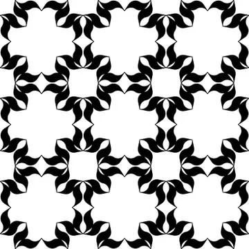 Black and white pattern Stock Illustration
