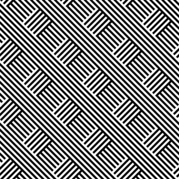 Black and white pattern with lines Stock Illustration