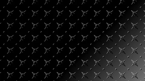 Black and white pattern on a minimal background. Stock Footage 123208452