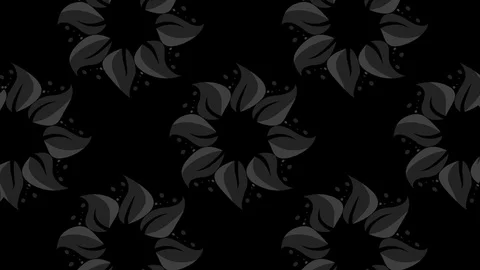 Black and white pattern on a minimal background. Vídeos de archivo 124208020