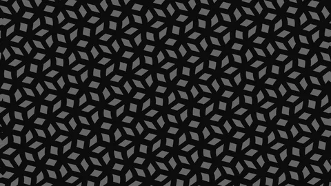 Black and white pattern on a minimal background. Stock Footage 125269312