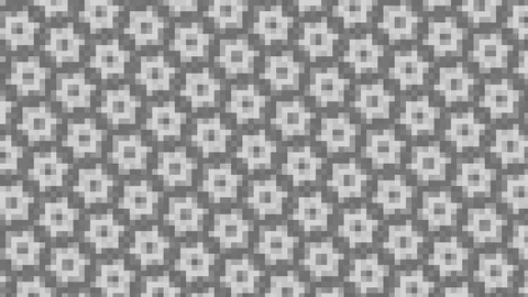 Black and white pattern on a minimal background. Stock Footage 125435624