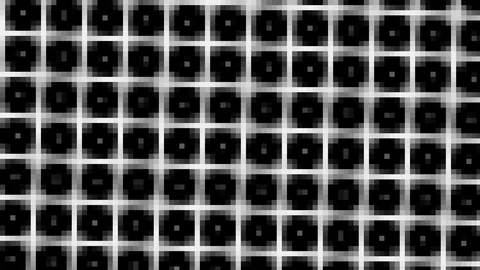 Black and white pattern on a minimal background. Video stock 126091066
