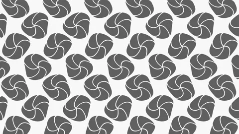 Black and white pattern on a minimal background. Stock Footage 132176129