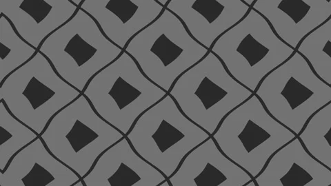 Black and white pattern on a minimal background. Video stock 132481604