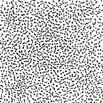 Black and white pattern is a pattern of many dots. vector texture, lots of small Stock Illustration