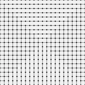 Black and white pattern with perpendicular stripes Stock Illustration