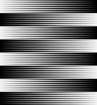 Black and white pattern with pointed, triangle shapes. (Repeatable) Stock Illustration