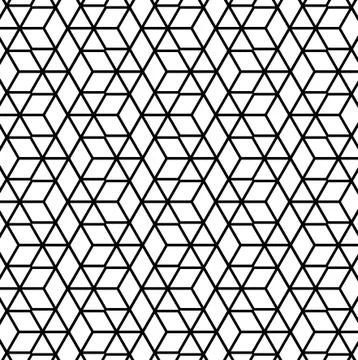 Black and white pattern polygon background vector design Stock Illustration