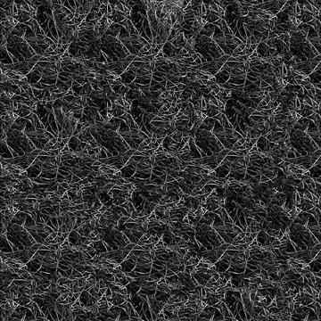 Black and white pattern of tangled horizontal briar patch with stems and th.. Foto stock