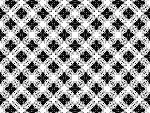 Black and white pattern texture Stock Illustration