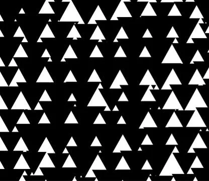 Black and white pattern with triangles up and down. Triangle shapes with inve Stock Illustration