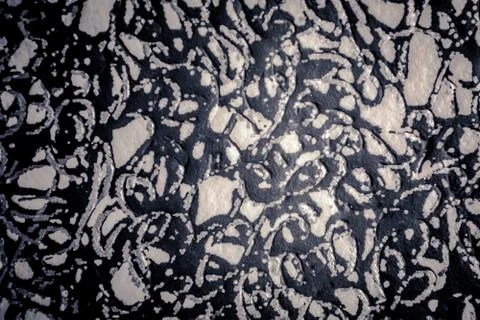 Black and white pattern wallpaper Foto stock