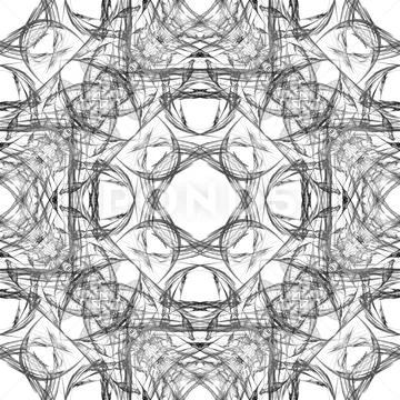 Black-and-white patterns - seamless pattern Stock Illustration