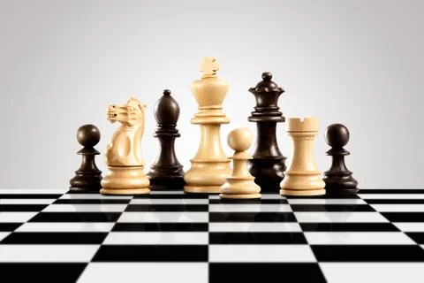 Black and white. Stock Photos