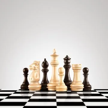 Black and white. Stock Photos