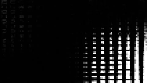 Black and white pixel background Stock Footage 220275203