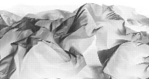 Black and white pixel grid pattern background with geometric shapes and abst Illustrazione stock