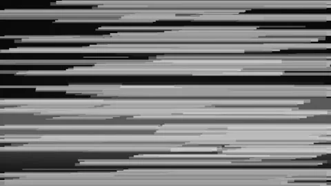 Black and white pixel sort streaks animation Stock Footage 346236941