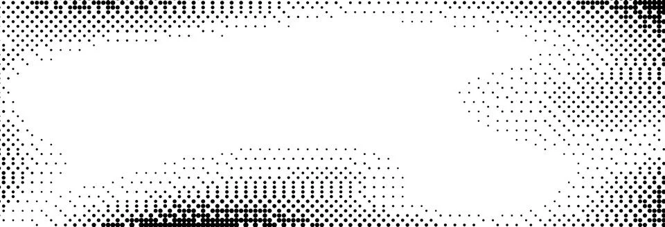 Black and white pixelated bitmap gradient texture. Dither spots background. 8 Stock Illustration