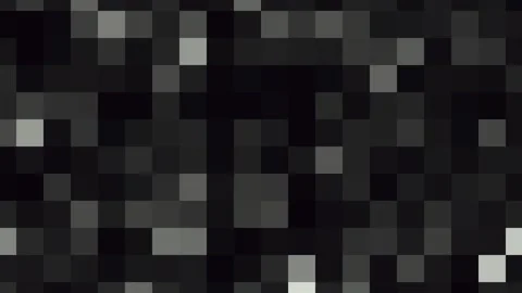 Black and white pixels in 8 bit pattern ... | Stock Video | Pond5