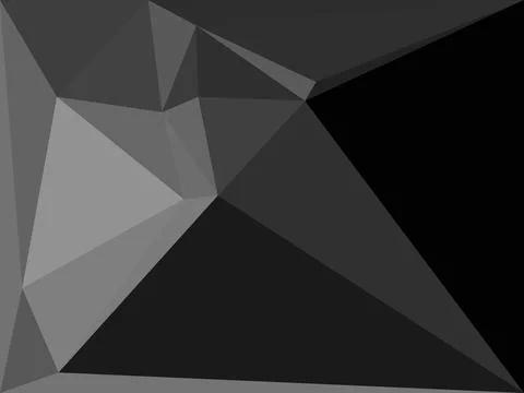 Black and white polygonal pattern Abstract geometric background Triangular .. イラスト素材
