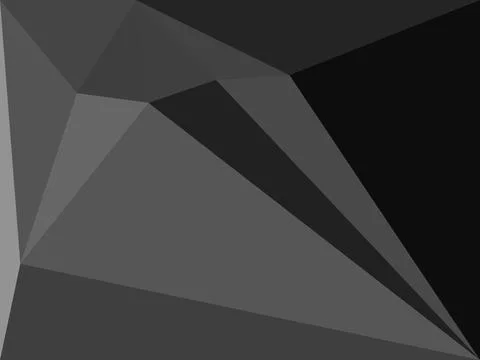 Black and white polygonal pattern Abstract geometric background Triangular .. イラスト素材