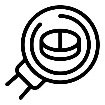 Black and white power button icon Stock Illustration