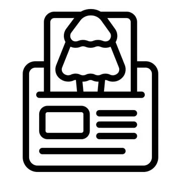 Black and white printer icon with paper and lamp Illustrazione stock